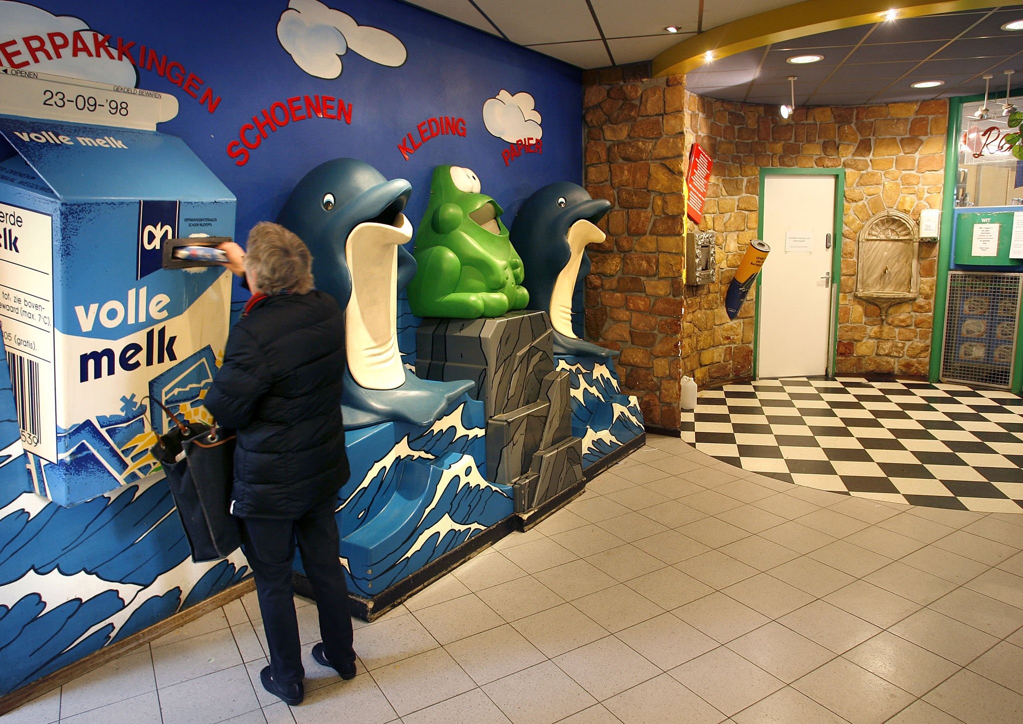 Een Retourette in de Albert Heijn in Bladel. Een Retourette in de Albert Heijn in Bladel. Foto: Freekje Groenemans