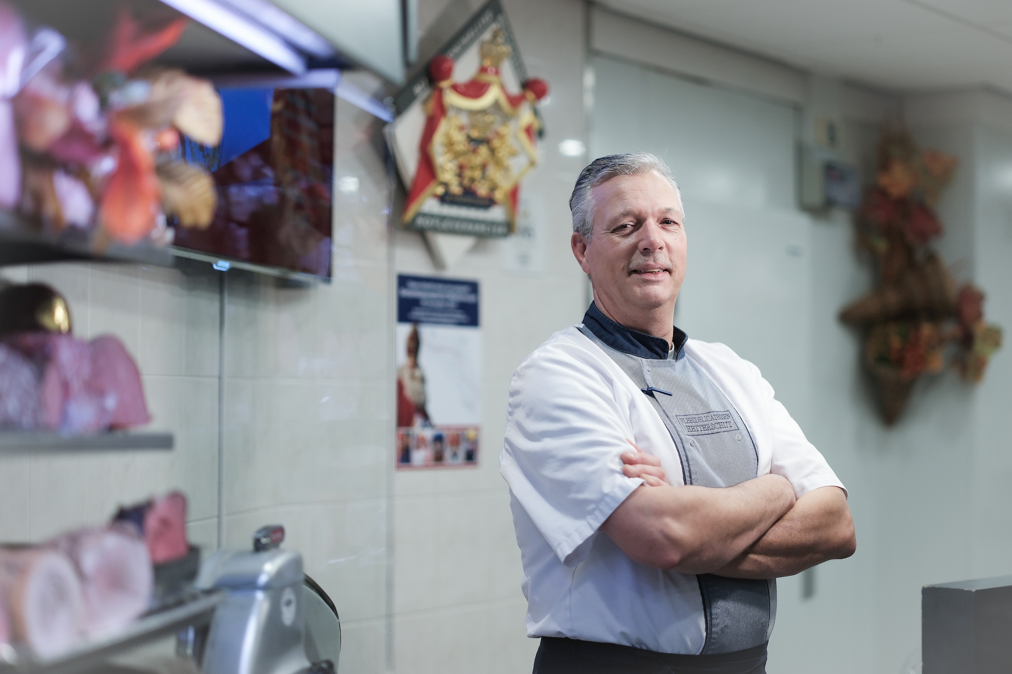 Slager William Boekhorst beëindigt op 1 juni zijn slagerij Hetterschijt in Westervoort. Slager William Boekhorst beëindigt op 1 juni zijn slagerij Hetterschijt in Westervoort. Foto: Jan van den Brink