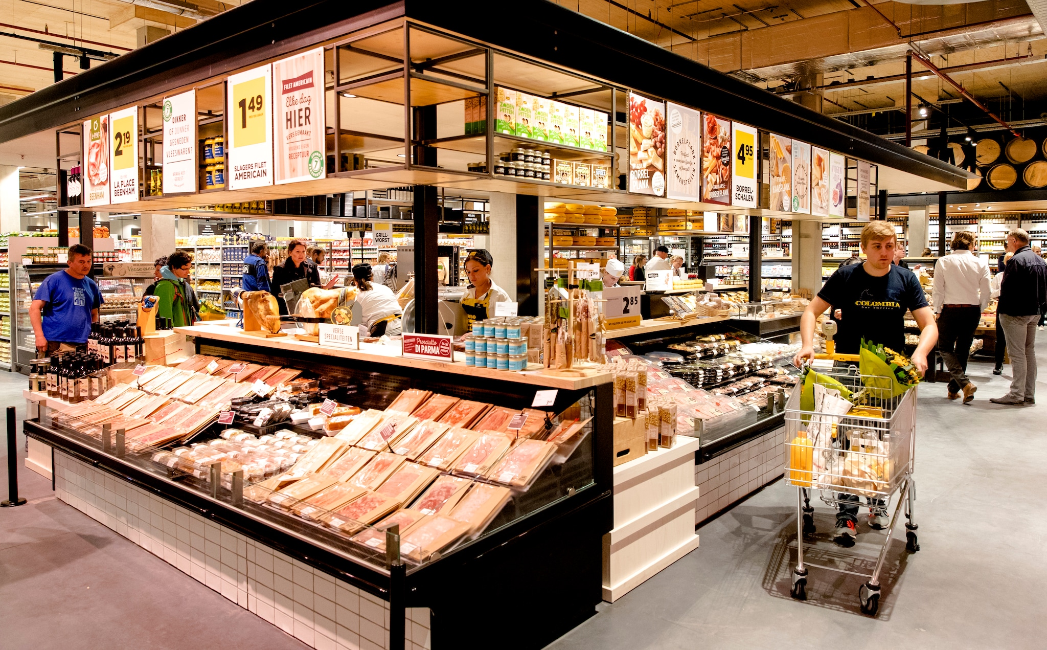 Vleesschap bij de Jumbo. ANP
