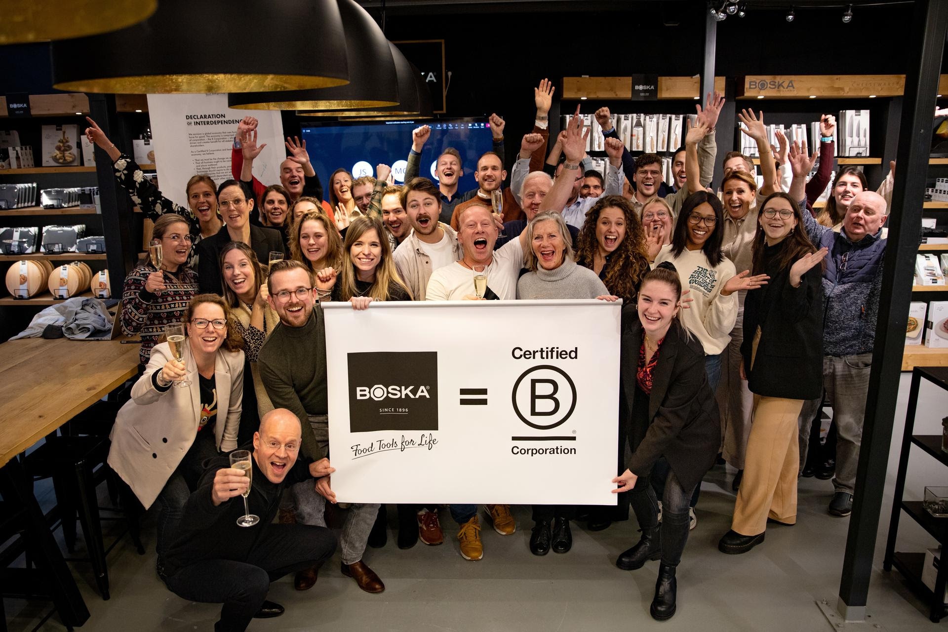 Boska is een van de bedrijven met een B Corp-label. Boska is een van de bedrijven met een B Corp-label. Foto: Boska