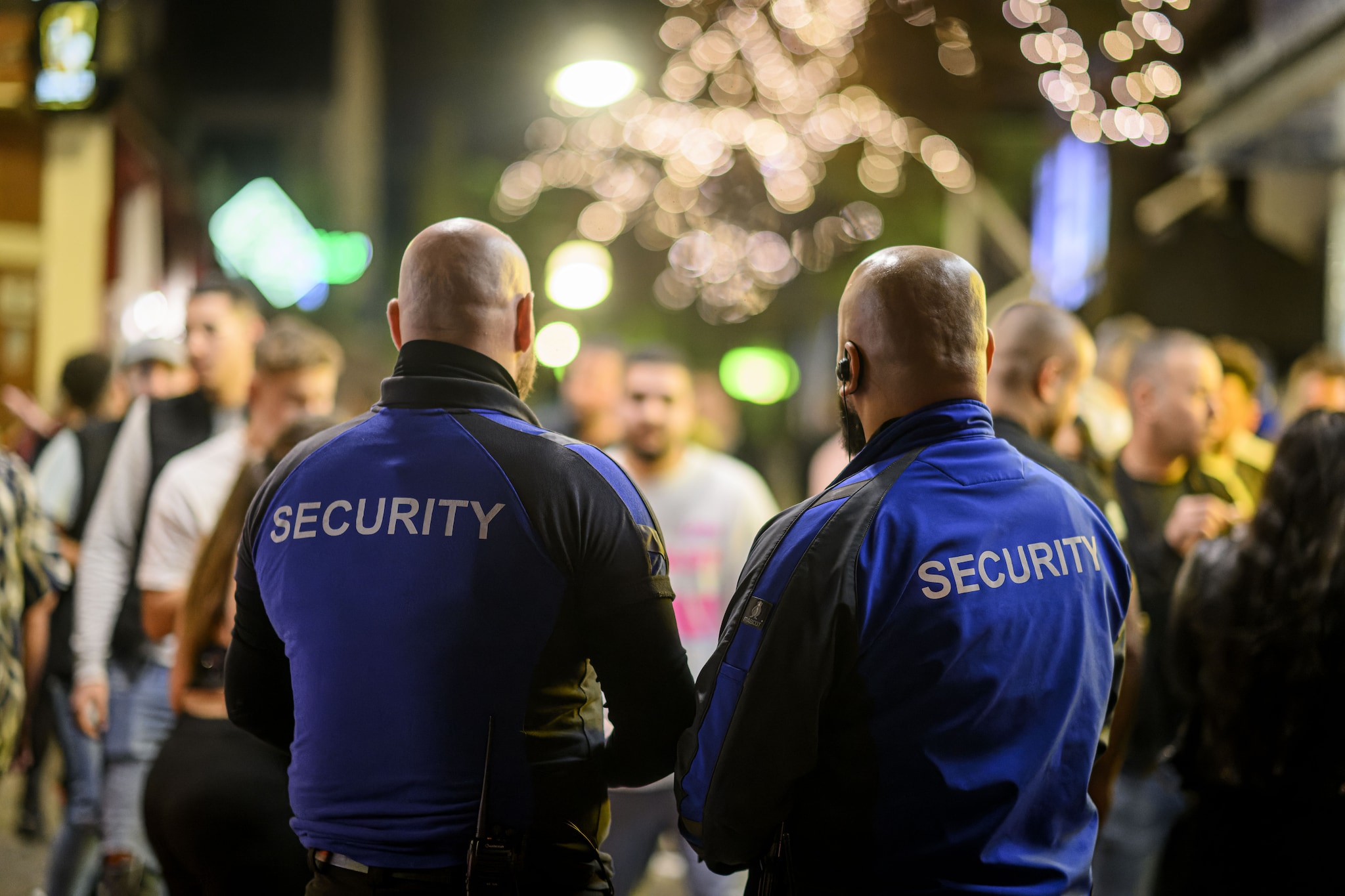 Beveiligers in Enschede. Foto ter illustratie. ANP /  ANP