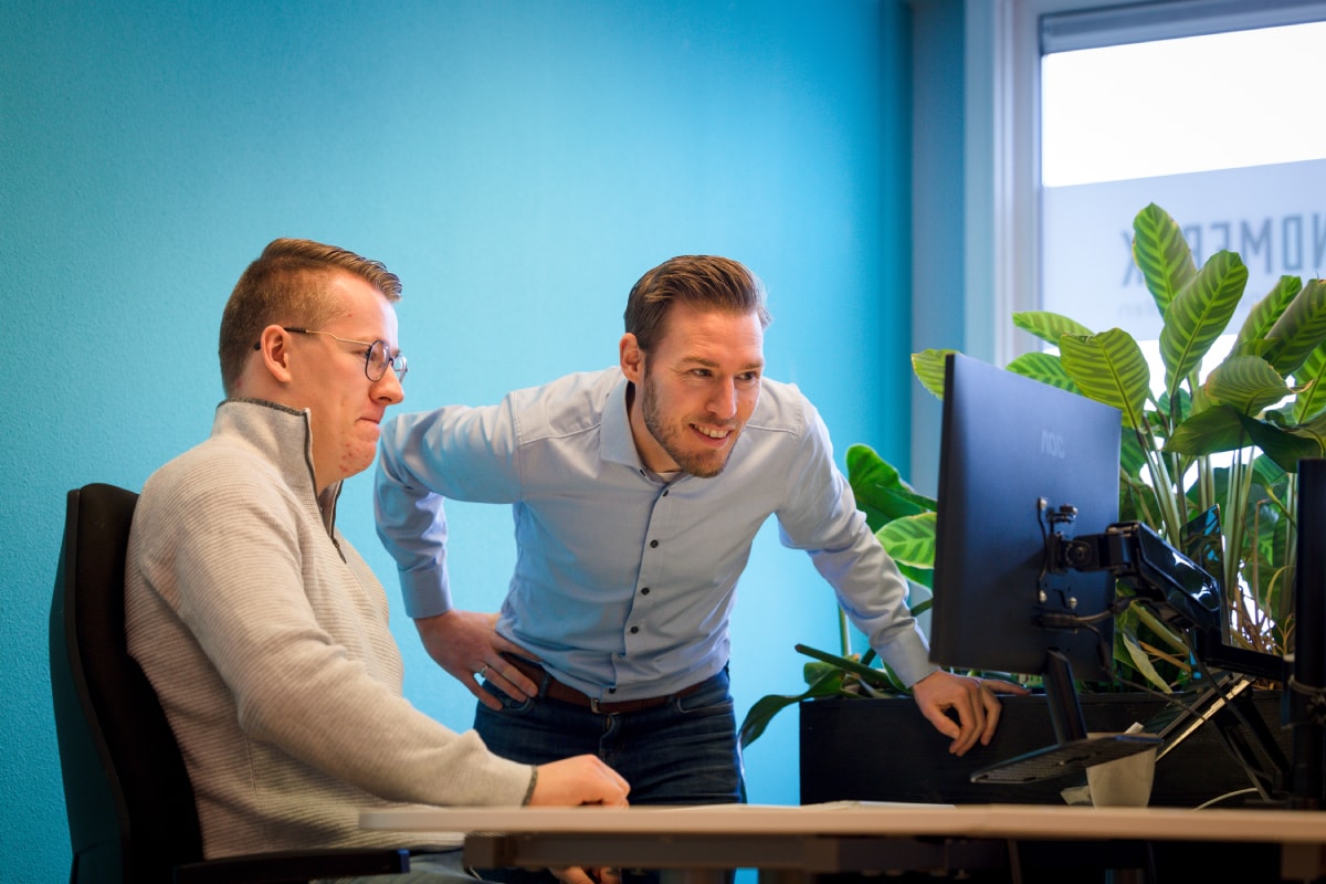 Robert Hoekstra (rechts) Teamleader