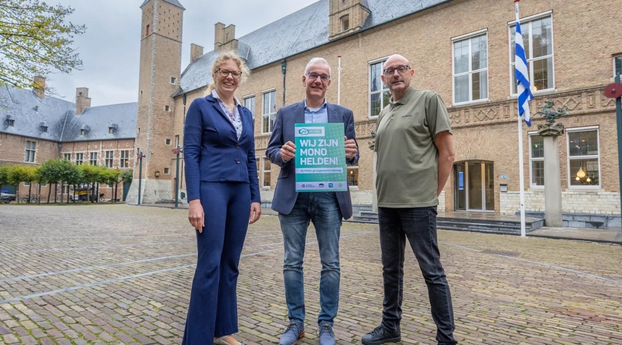 V.l.n.r. Marlinde den Herder, Paul de Baar en Martin de Leeuw.