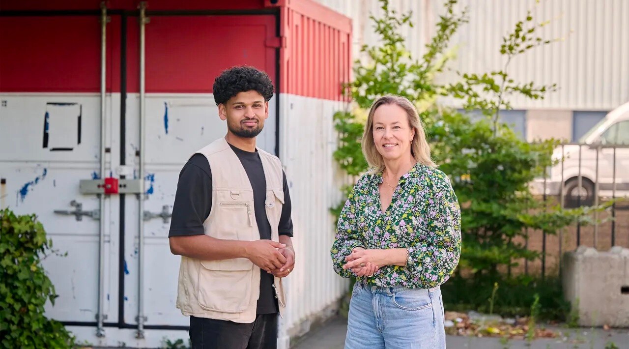Ondernemers Claire van Beek en Kokulan Jesuthasan Rabobank
