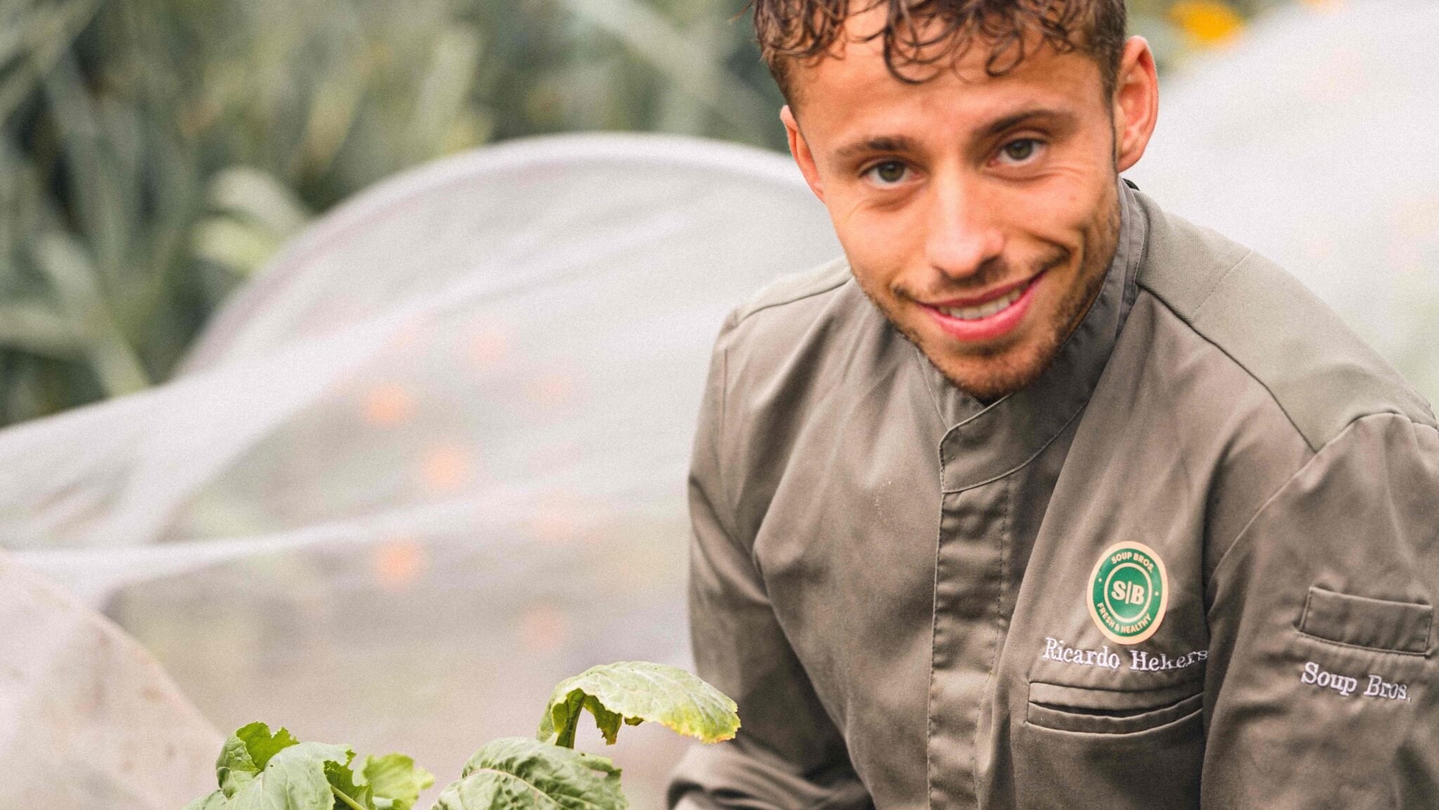 Soup Bros. haalt zijn groentes vers van het land. Laurent Stevens