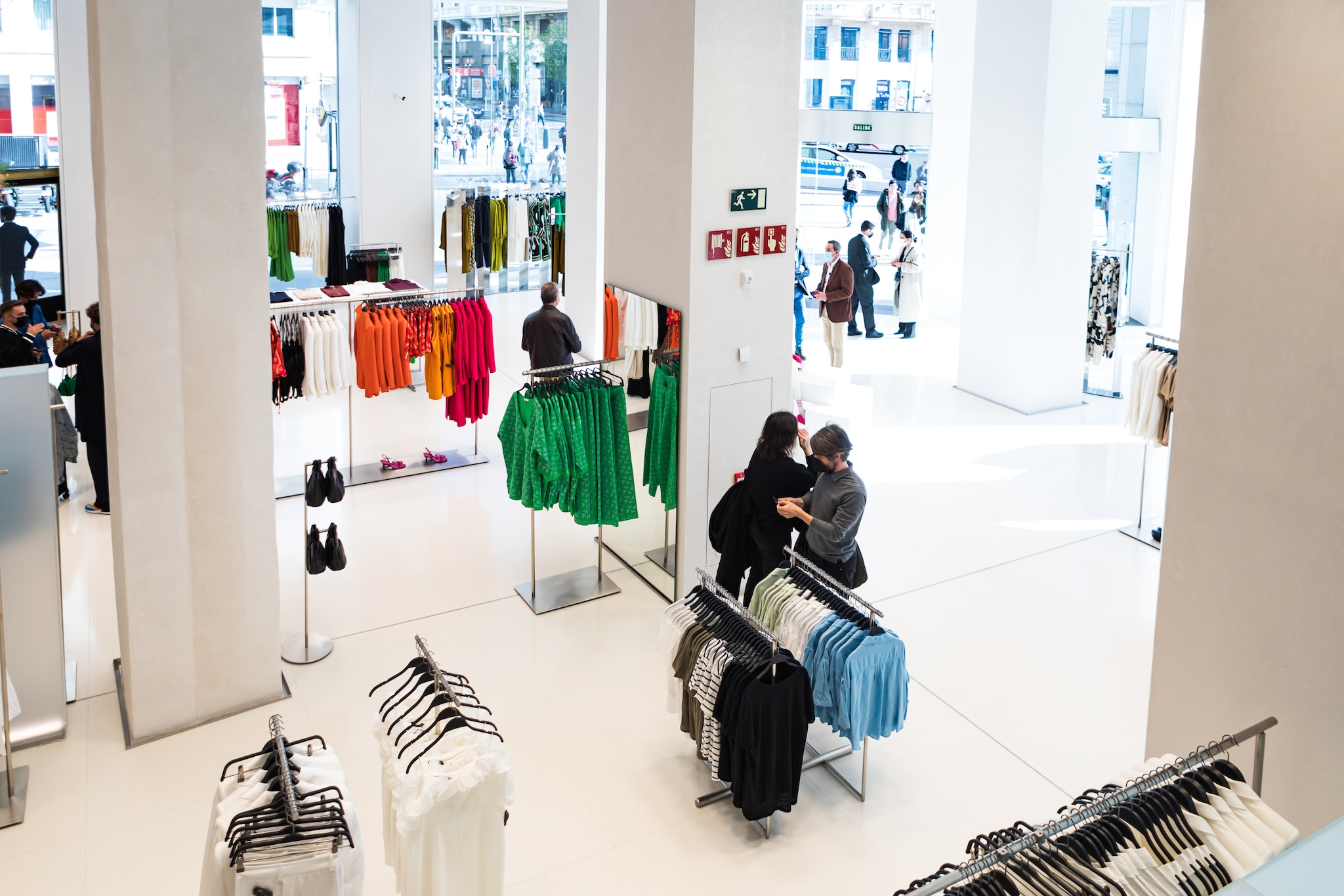De winkel van Zara in Madrid. Getty Images