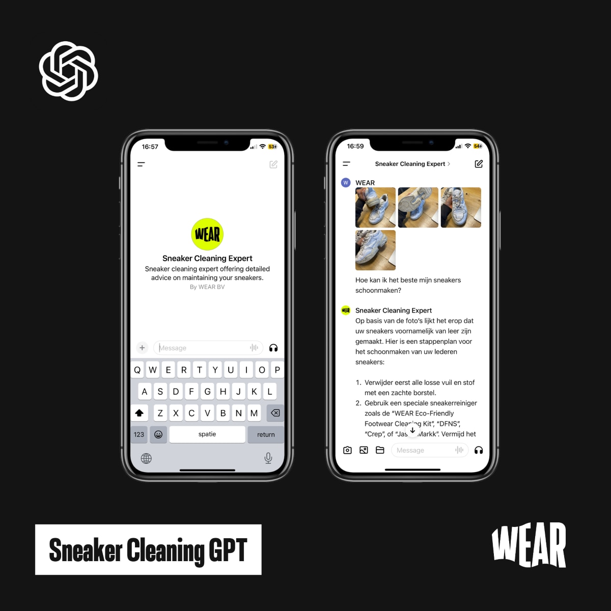 De Sneaker Cleaning GPT. WEAR