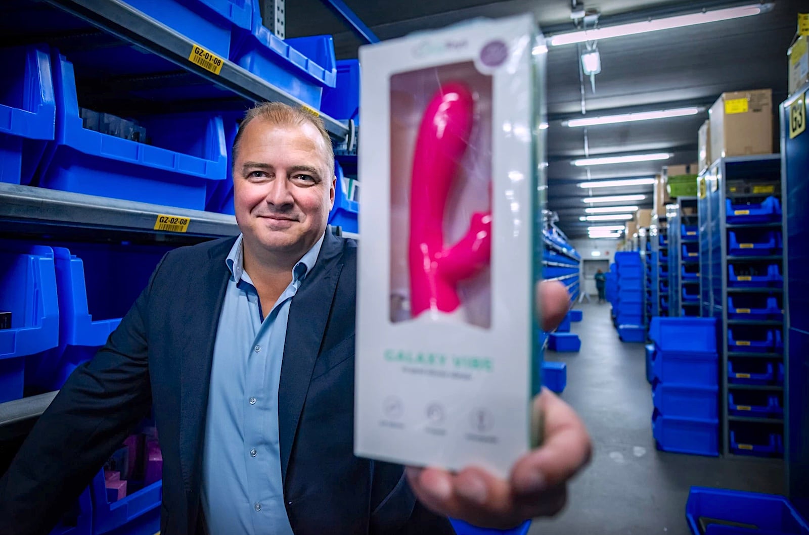 Eric Idema, ceo van EDC, het bedrijf achter EasyToys, Beate Ushe en Christine le Duc. Corné Sparidaens