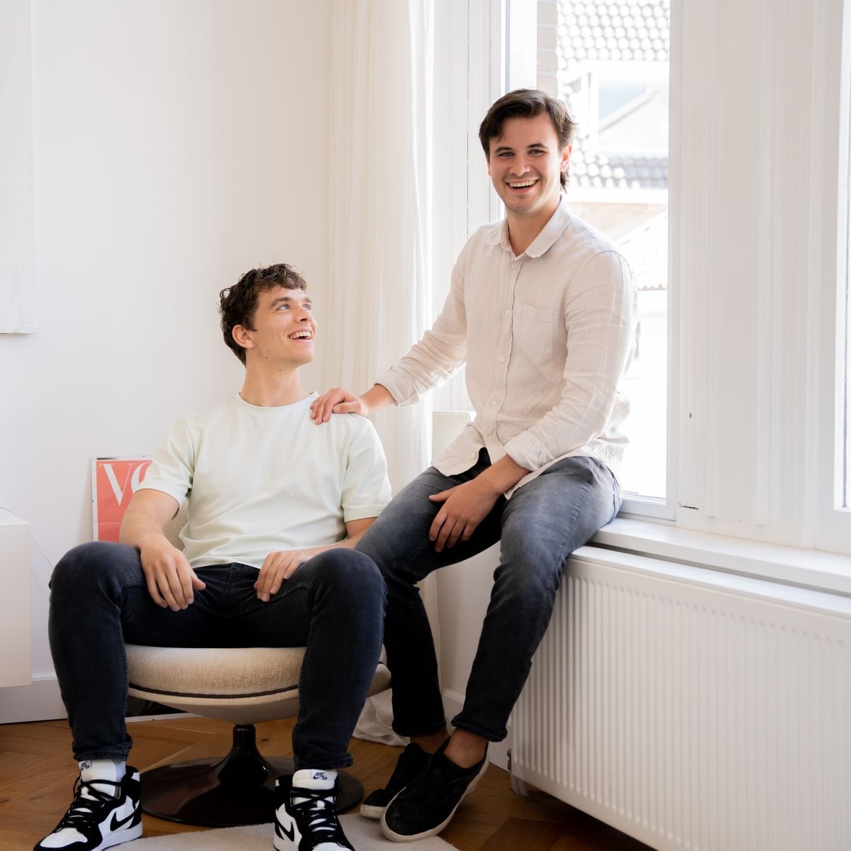 Boyd (21) en Cas (23), de ondernemers achter Safecourt Kitchen. Safecourt Kitchen