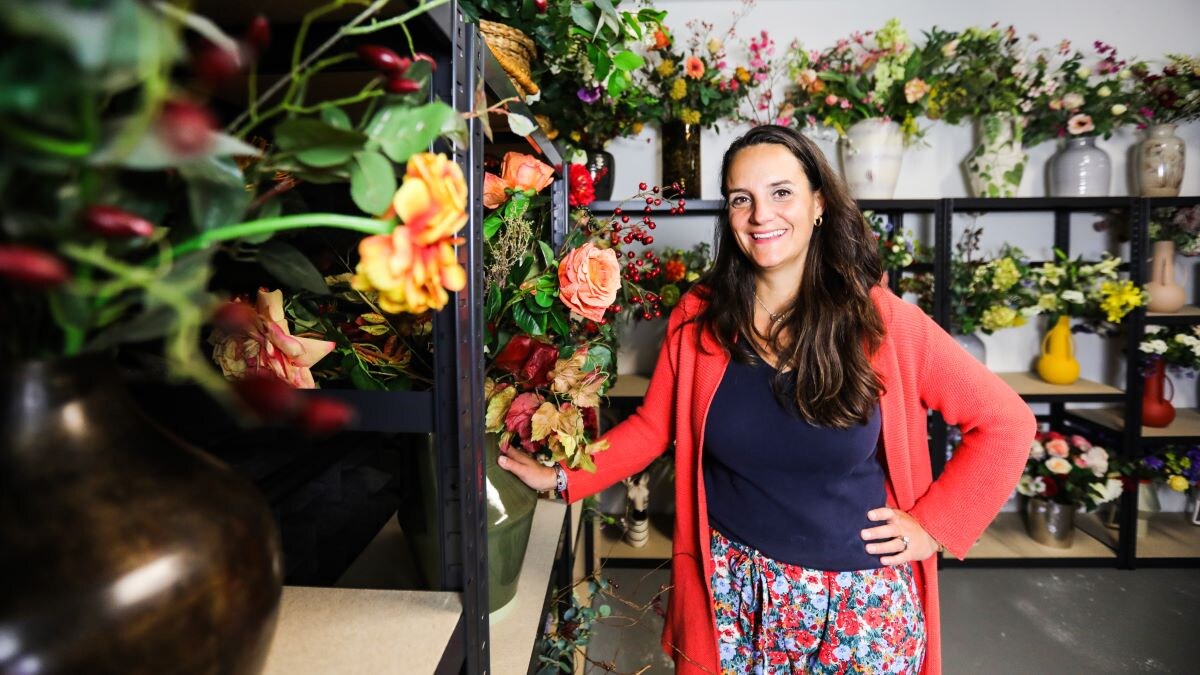 Ellyne Bierman is eigenaar van Reflower. Reflower
