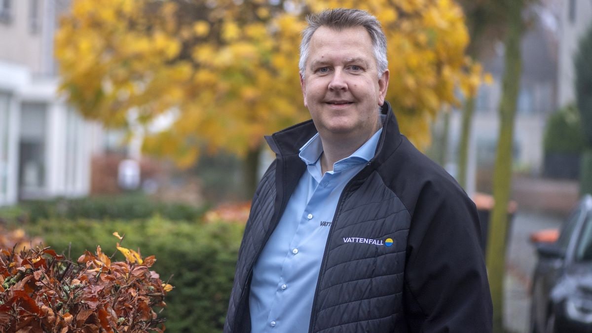 Maikel ten Broeke van Vattenfall. Lenneke Lingmont