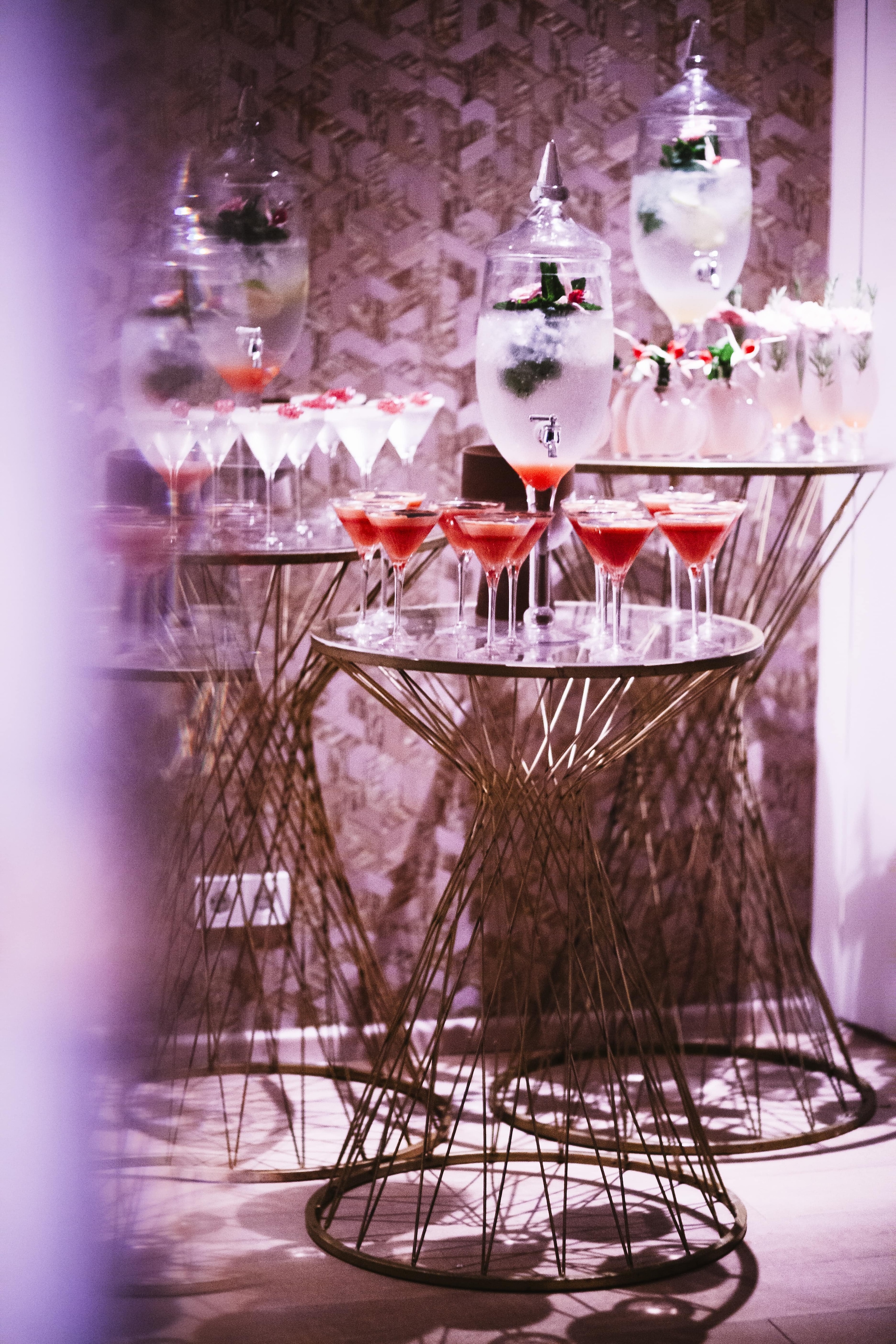 Mocktailtafel van Esma en Senna privéarchief