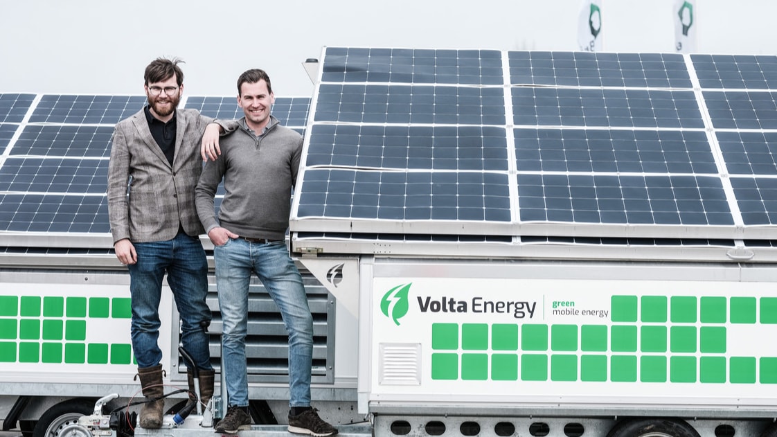 Volta-Energy-oprichters Roel en Luc Bleumer. Jan Ruland van den Brink