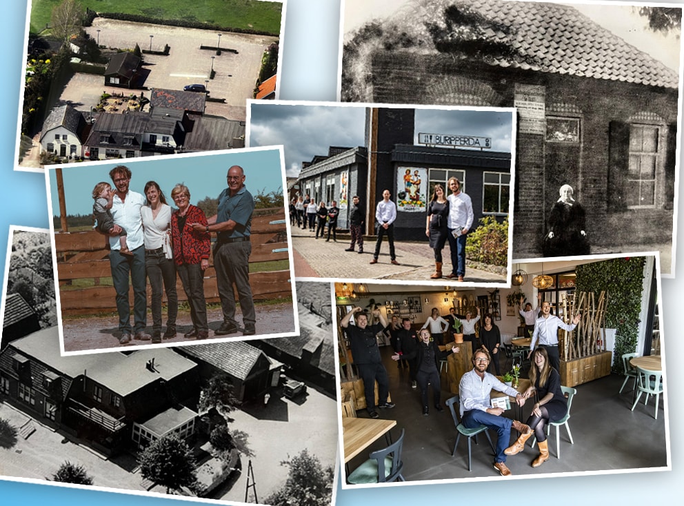 Een collage van foto's van de familie Ripperda. Leon Ripperda / Ronald Hissink