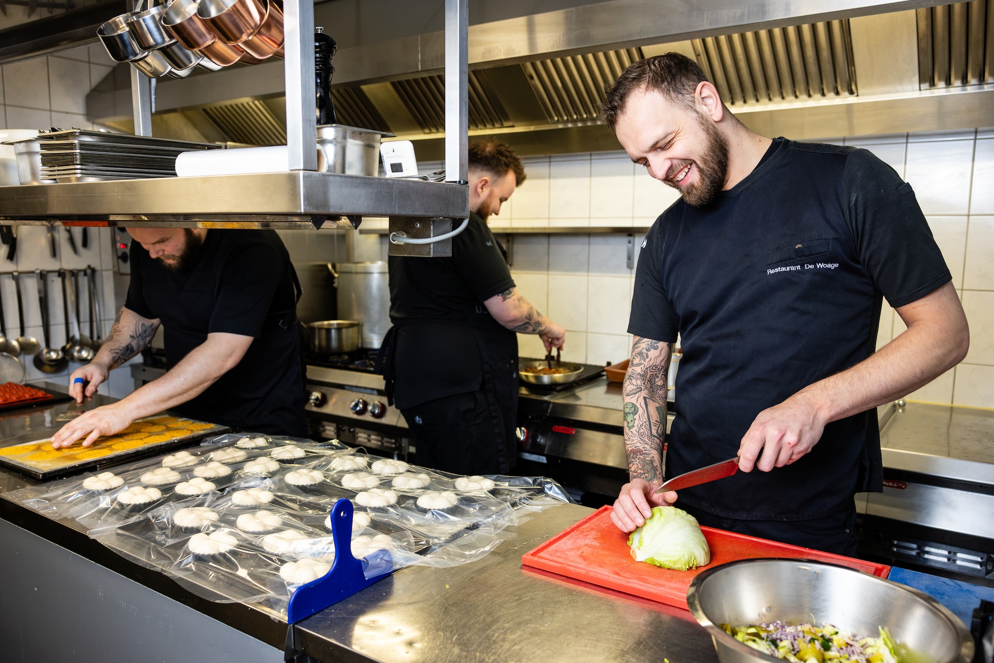 Christiaan Hakkers, Robbert Hakkers en Jelle Jansen (archiefbeeld). Enzio Ardesch