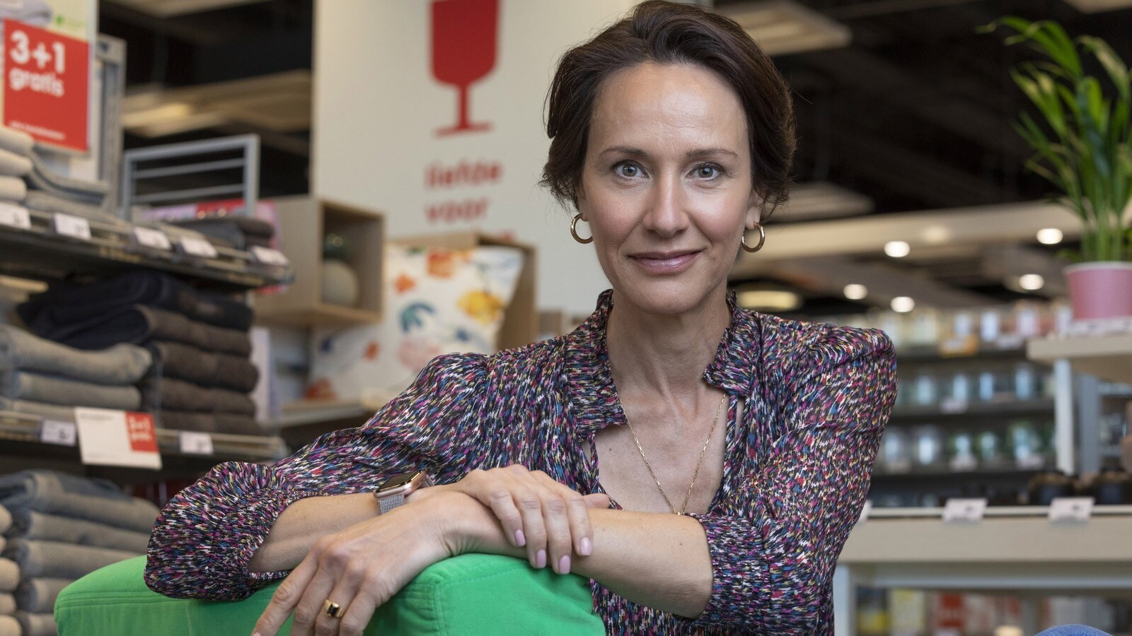 HEMA-topvrouw Saskia Egas Reparaz. Marco Okhuizen
