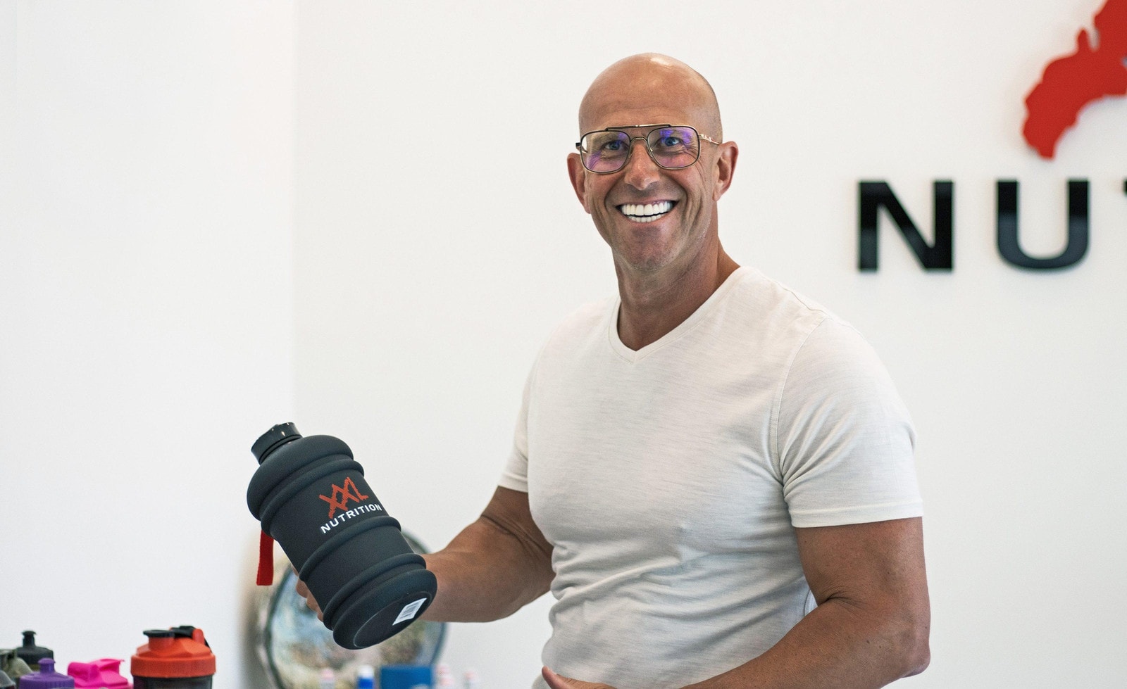 Oprichter René van der Zel. XXL Nutrition