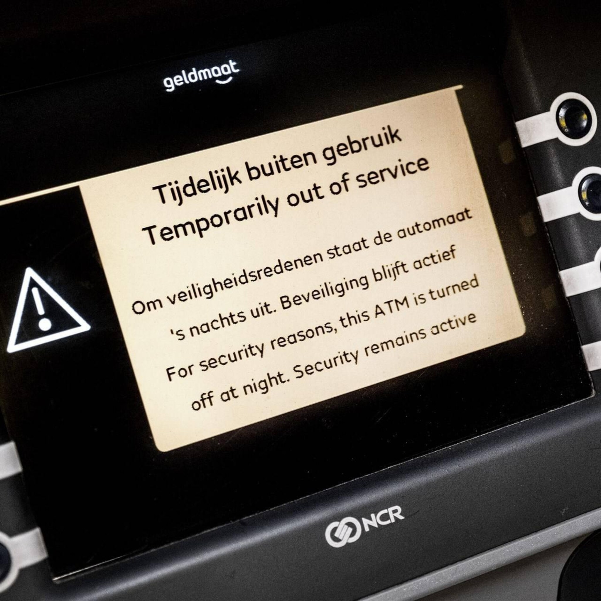 ook in november nog te veel bij storingen bij geldautomaten