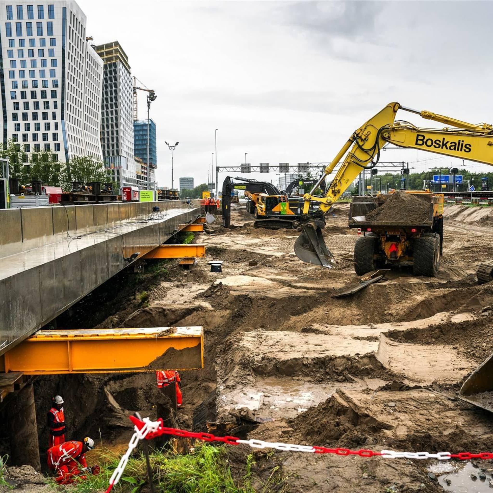 studie kleinere bouwer in verdrukking bij infrastructuurproject