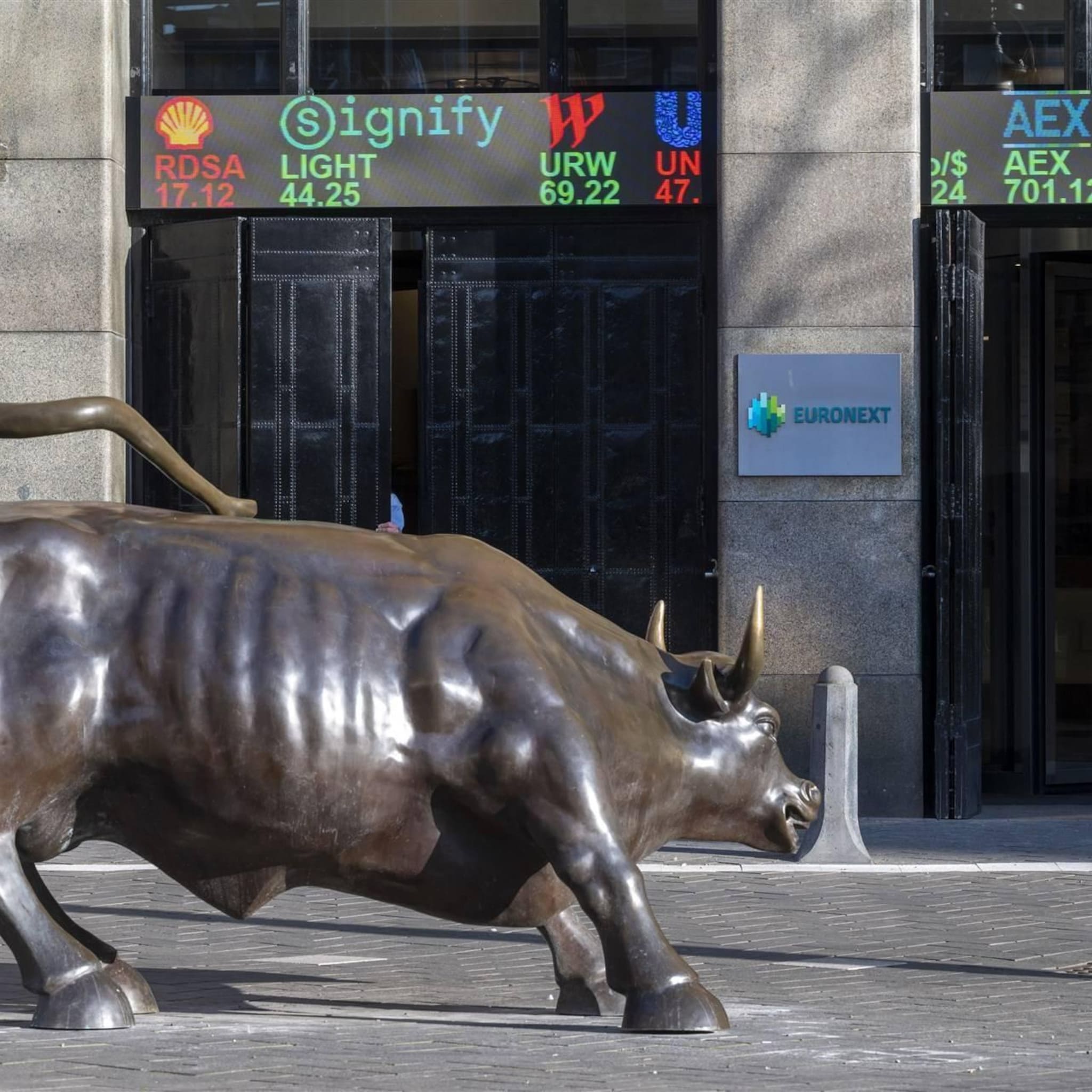 aex vrijwel vlak in afwachting ontwikkeling conflict israel