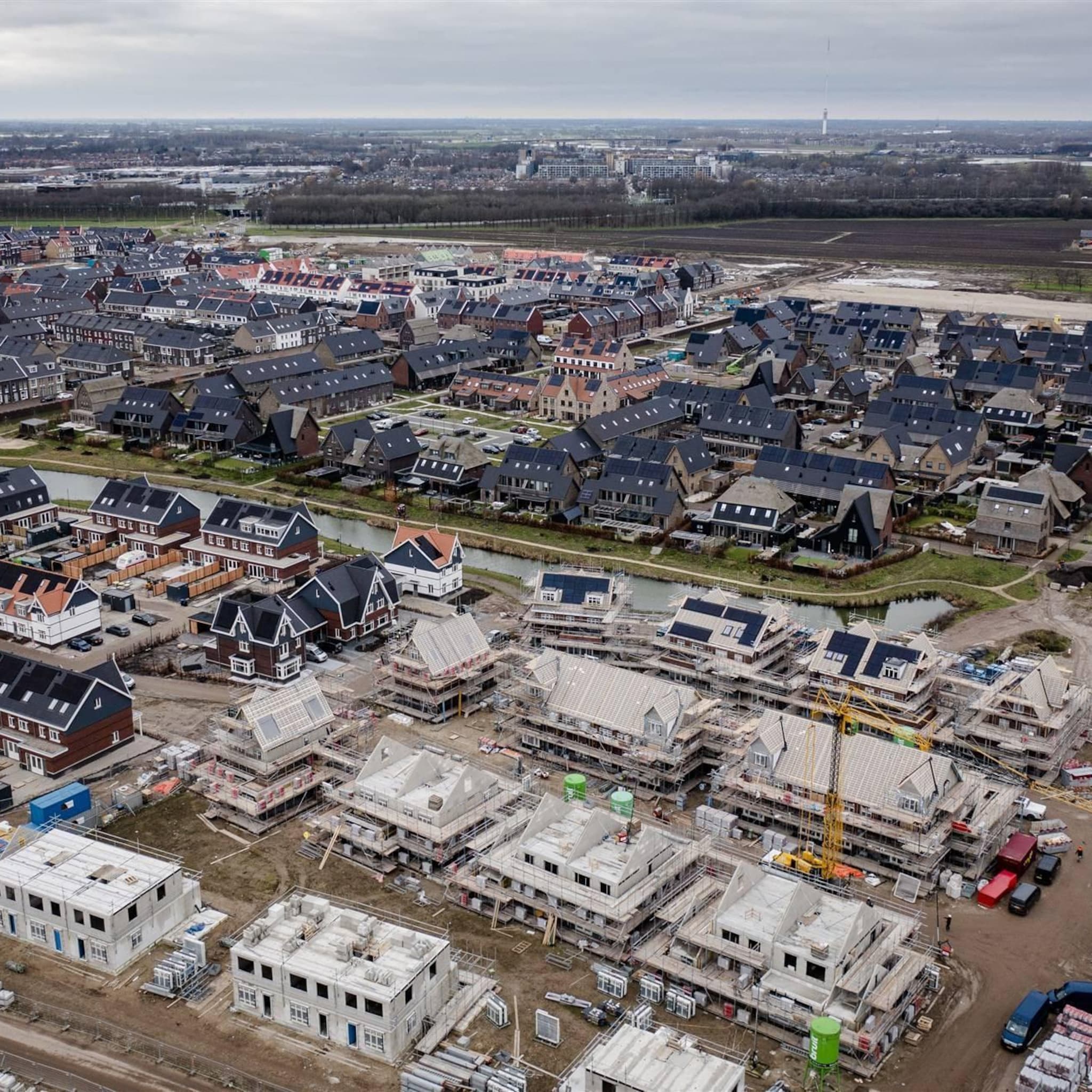 stikstof hoge rente personeelstekort verkoop nieuwbouwhuizen stort in