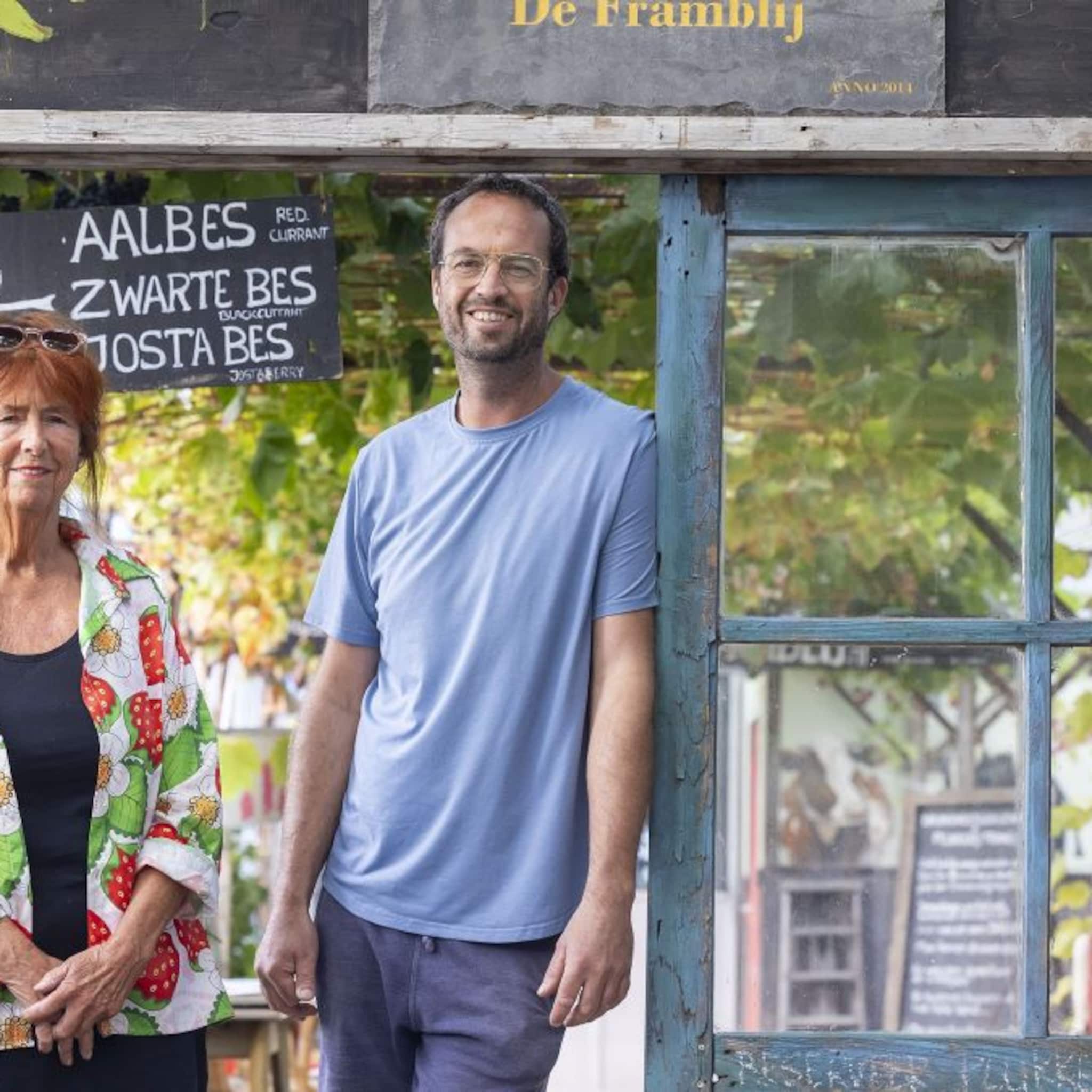 klant kan bij plukkerij framblij zelf de boodschappen bij elkaar plukken