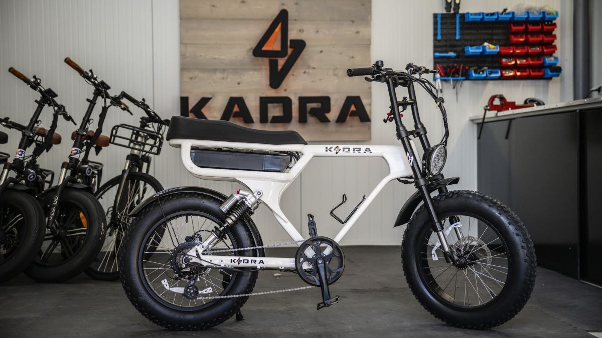 Een fatbike van Kadra, hier een eerder model van de broers. Foto: Cees Elzenga