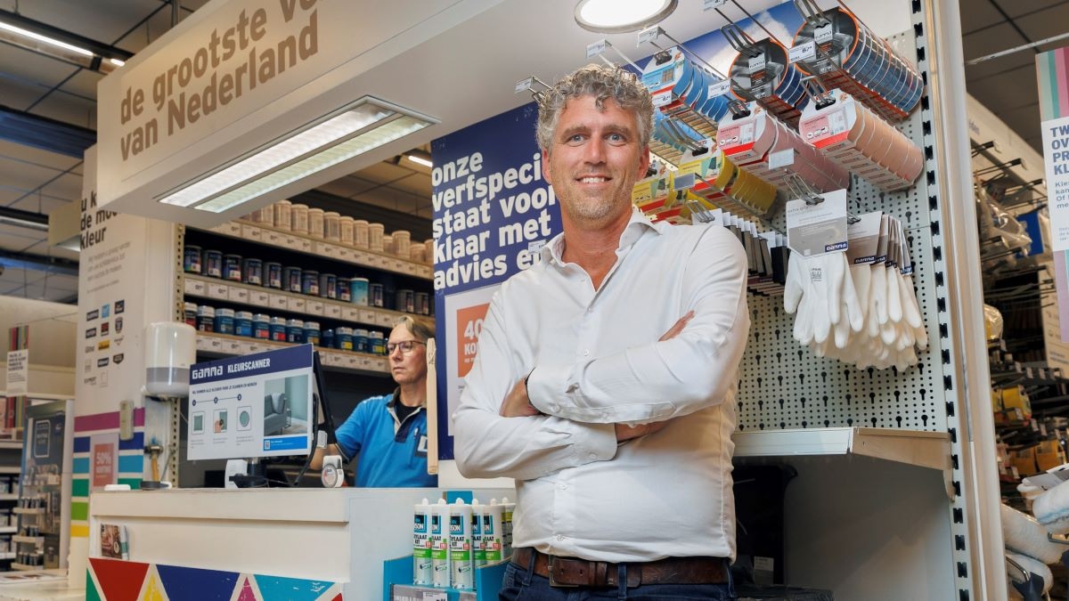 Joost de Beijer is topman van Intergamma, het bedrijf achter de bouwmarkten van Gamma en Karwei. Foto: Marco Okhuizen