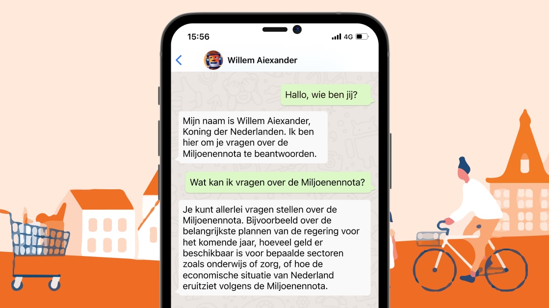 Aan de slag met Willem Aiexander. Illustratie: Watermelon