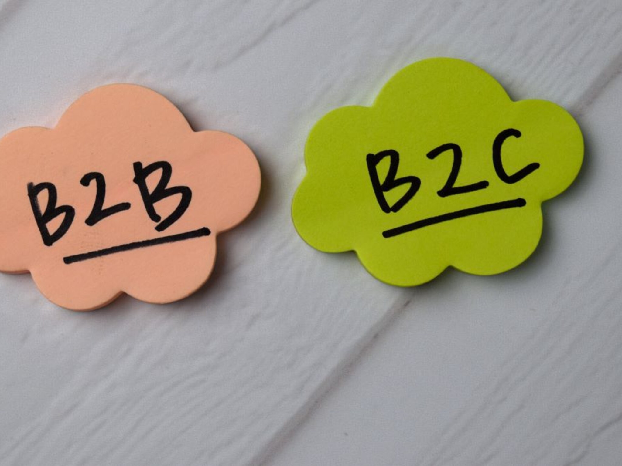 b2b en b2c stiekem een pot nat