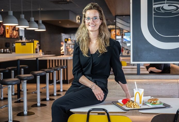 Annemarie Swijtink, directeur van McDonald's Nederland. Foto: AD/Koen Verheijden.