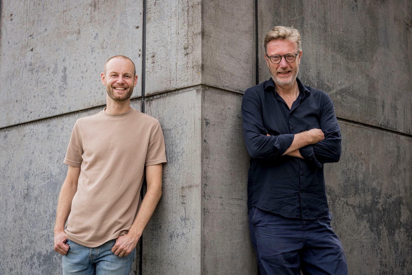 Niels Meijssen (l) en René Bego. Beeld: Emiel Muijderman Fotografie Emiel Muijderman