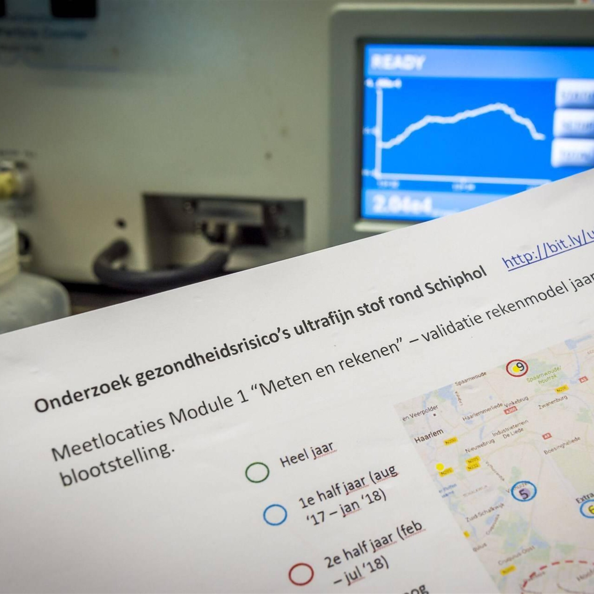schiphol test apparaat dat ultrafijnstof uit de lucht filtert