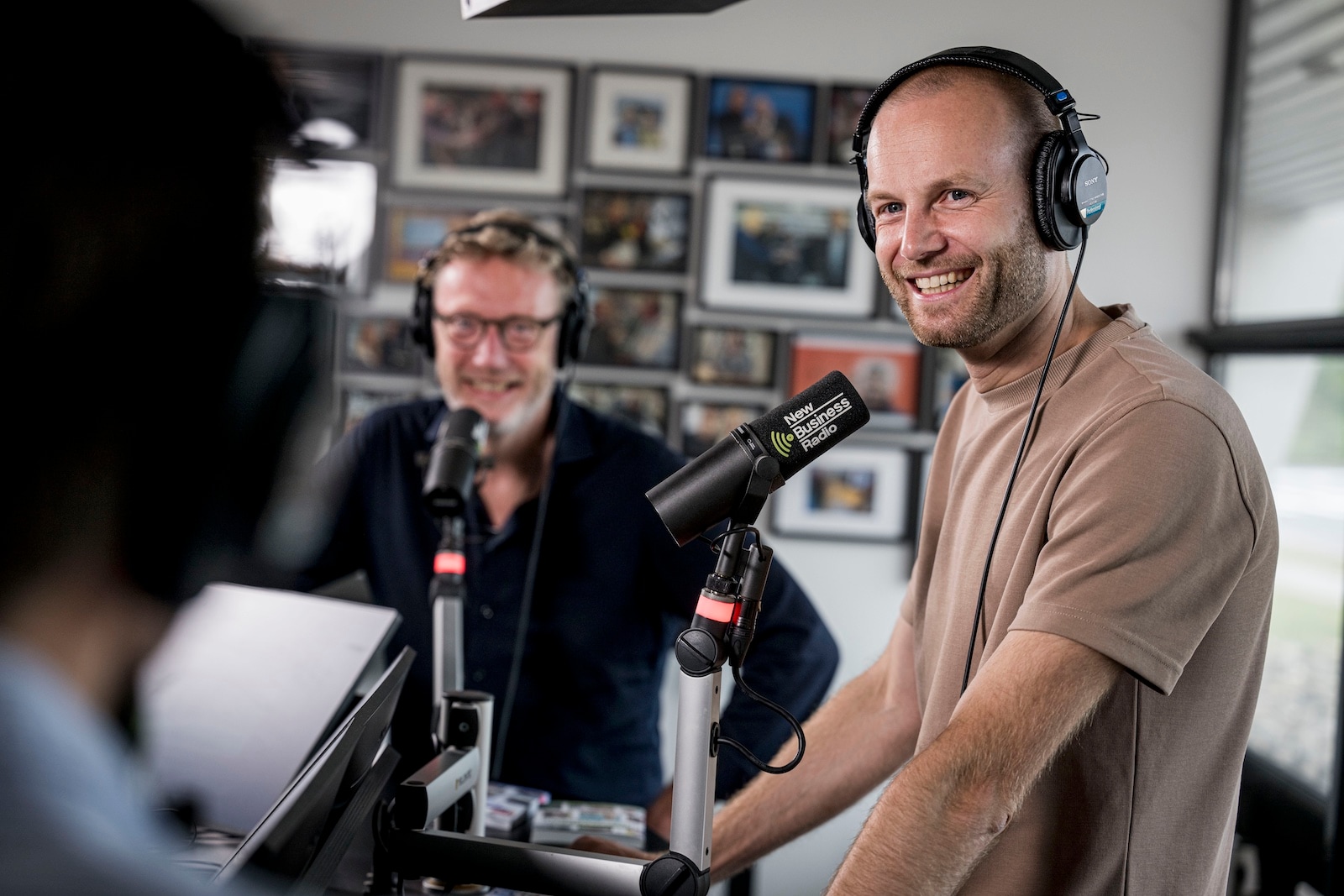 Beeld: Niels Meijssen (rechts) en René Bego. Foto: Emiel Muijderman
