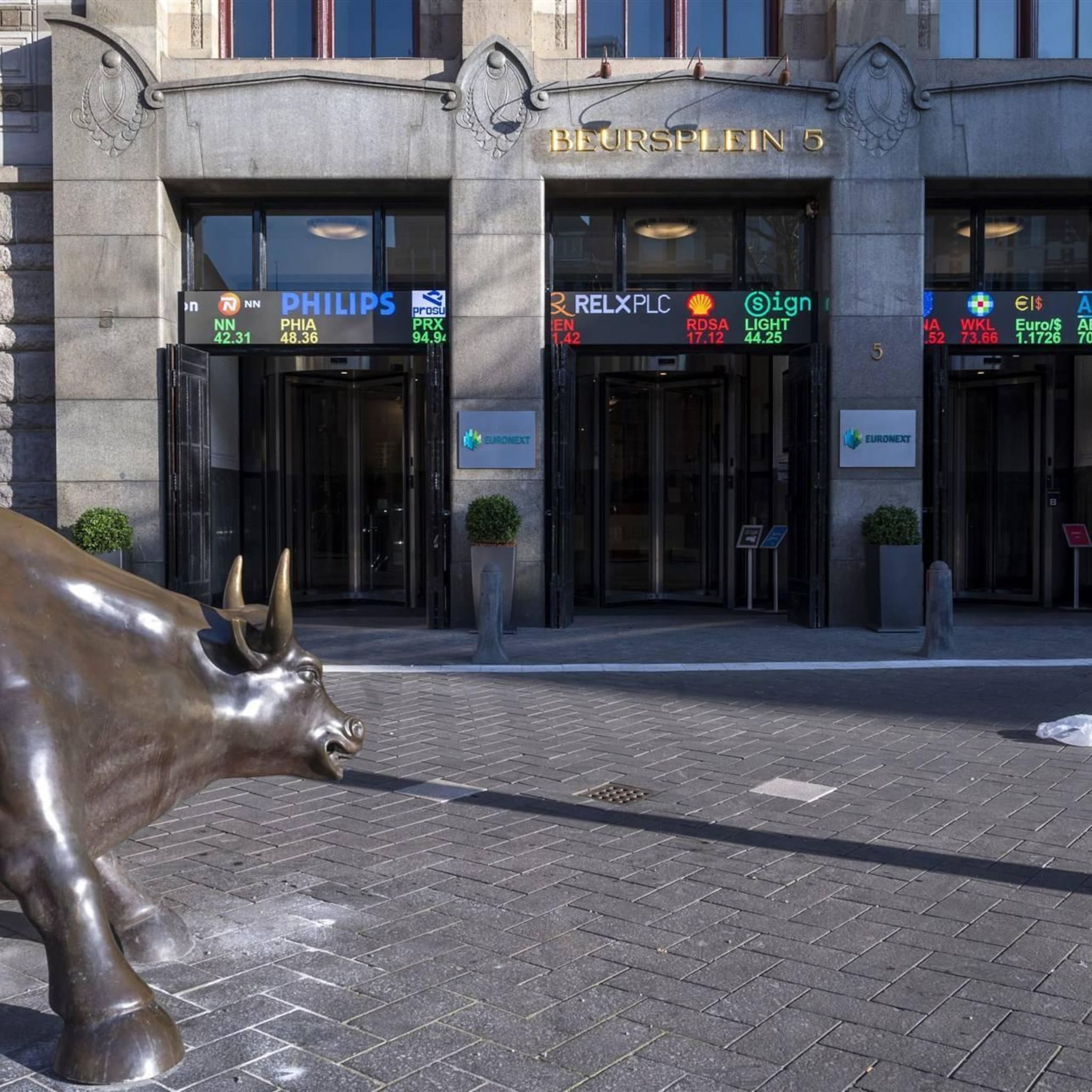 amsterdamse beurs begint met kleine winst aan september