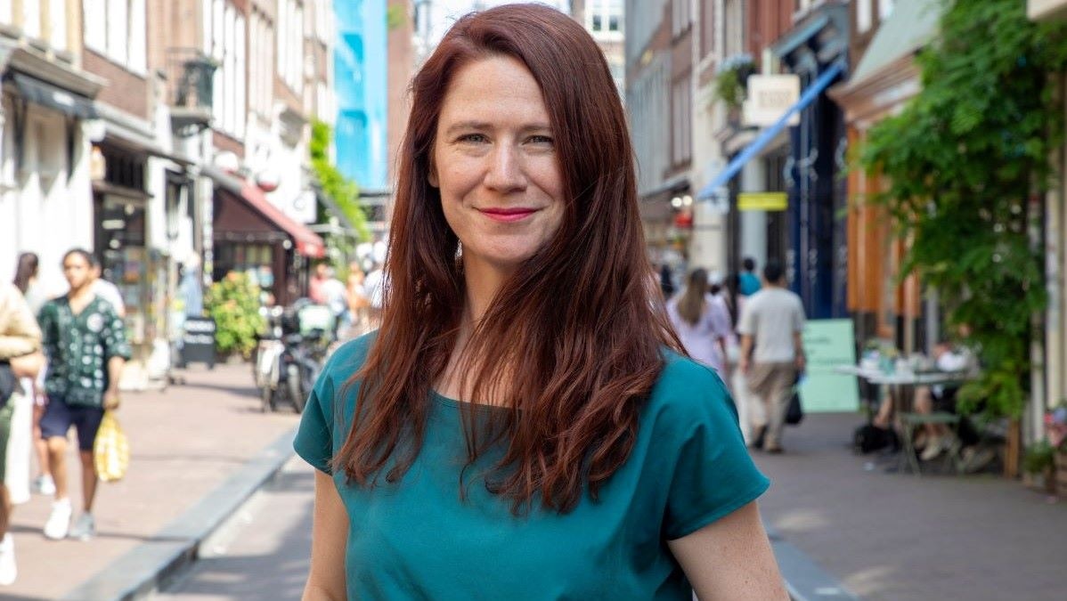 Tessa van der Meiden in de hoofdstedelijke Negen Straatjes. Foto: Indebuurt