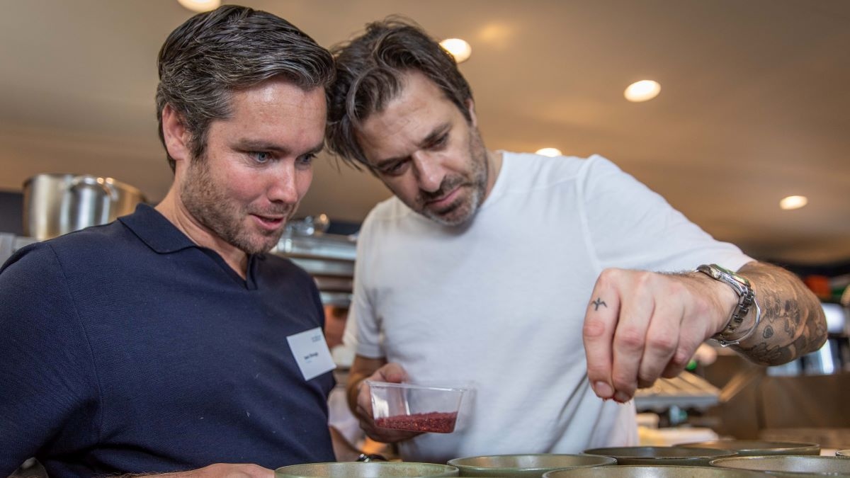 Sergio Herman (rechts) op archiefbeeld uit 2022. Foto: Marcelle Davidse