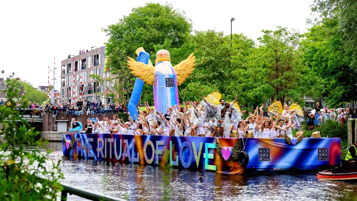 Ook Rituals voer afgelopen weekend mee in Amsterdam. Foto: Brunopress