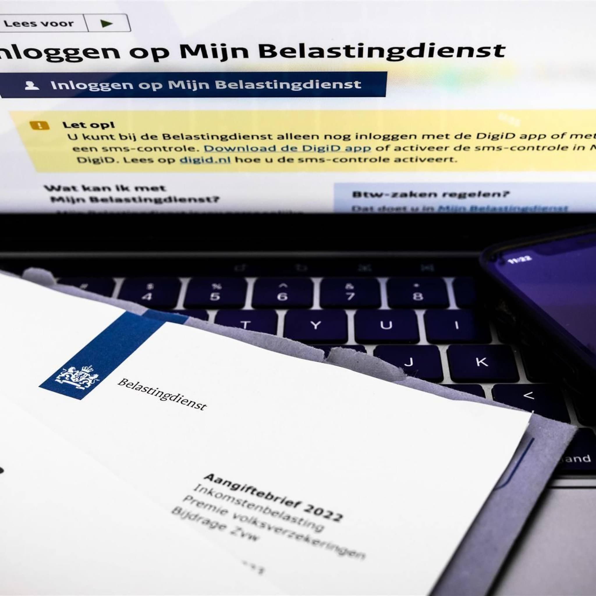 belastingdienst druk met groot aantal vergeten belastingaangiftes