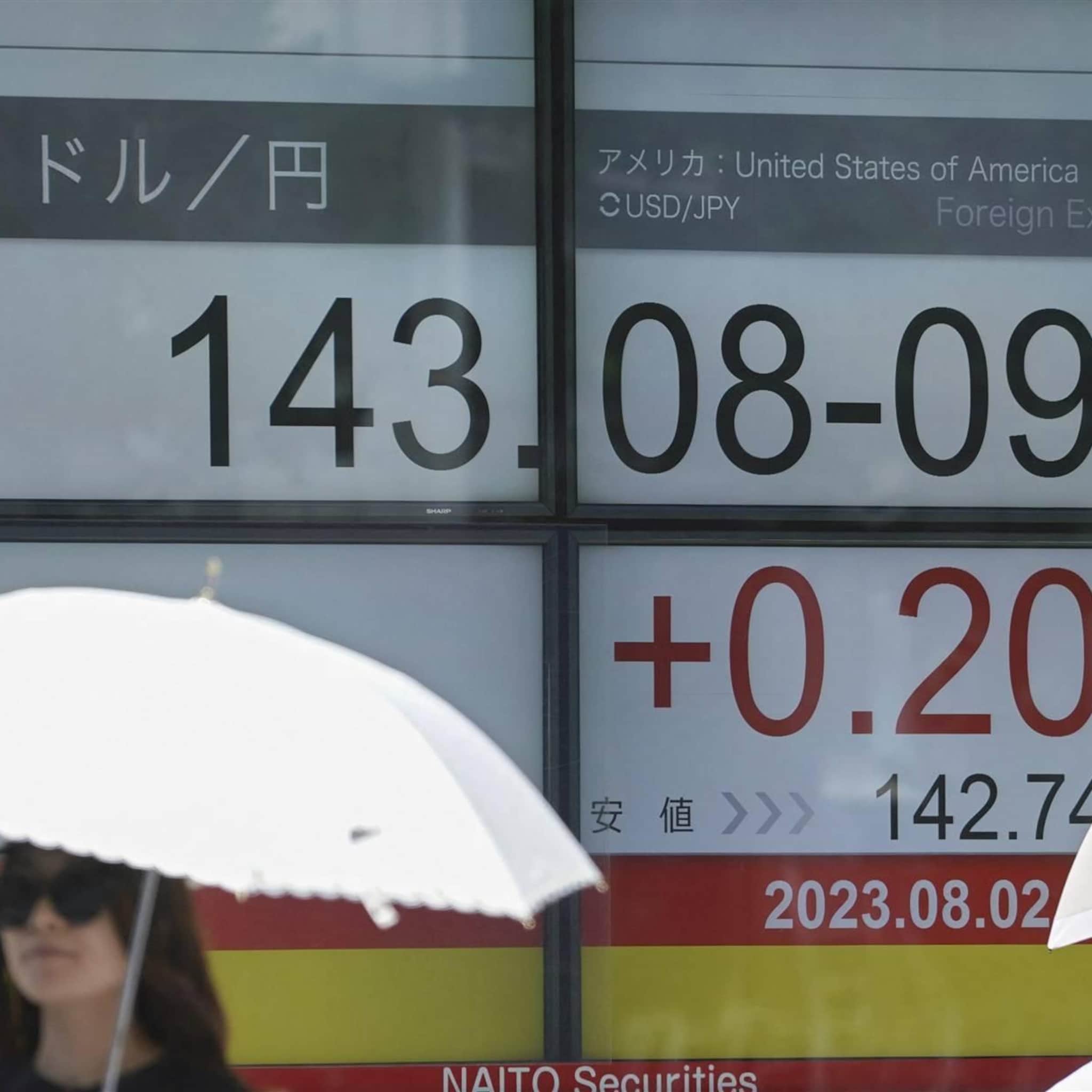 beurzen azie lager na verrassende verlaging kredietrating vs