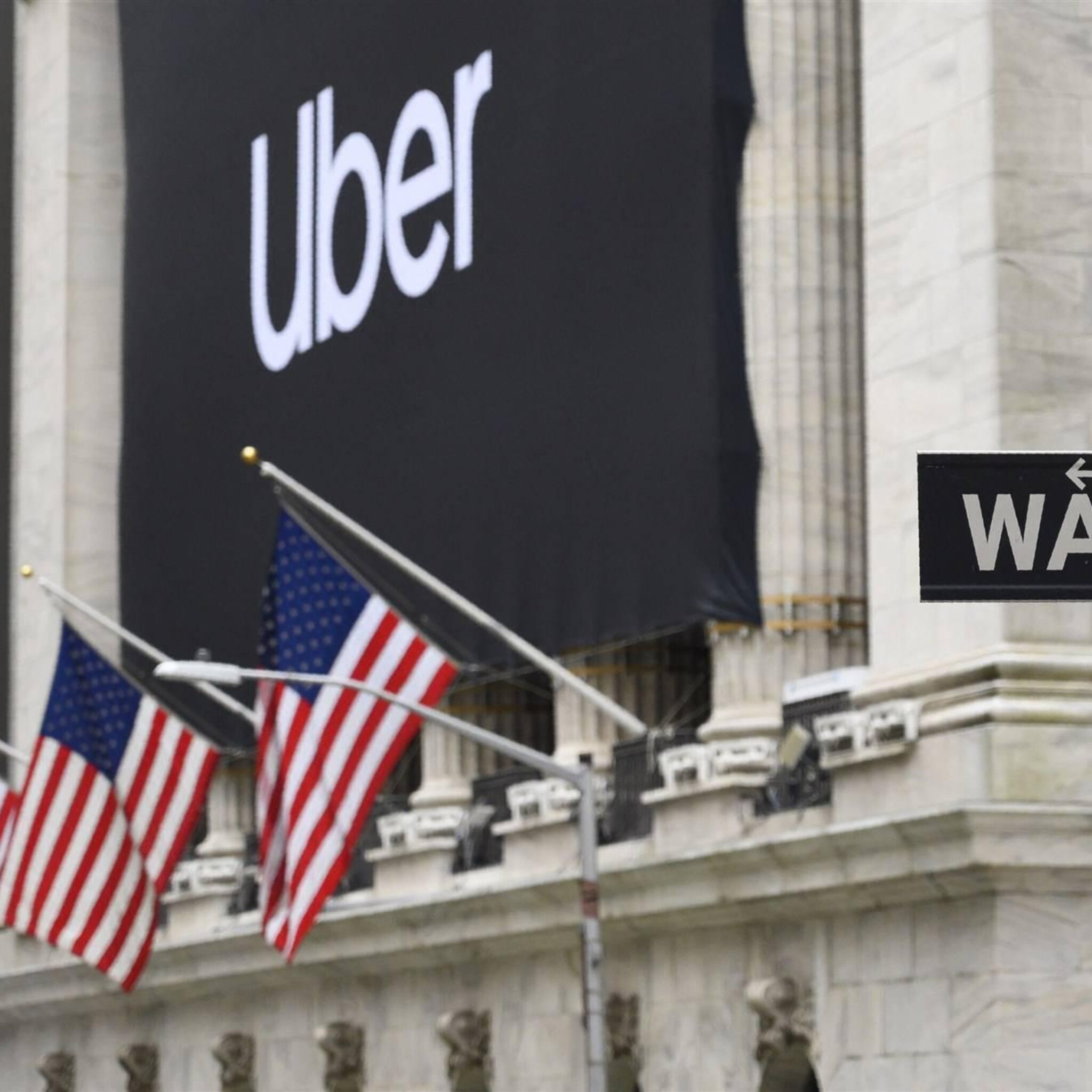 wall street schrikt van vertraging groei bij uber