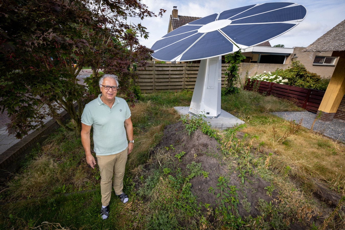 De ecoplant in Vriezenveen, die nu weg moet. Foto: Wouter de Wilde