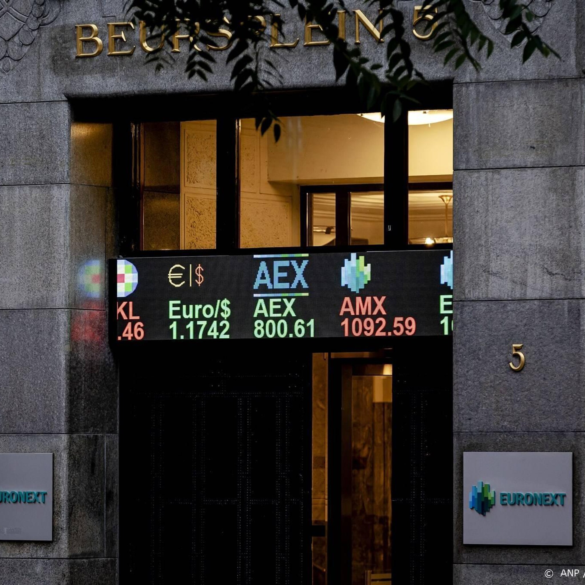 chipbedrijven asmi besi en asml verder omlaag op damrak