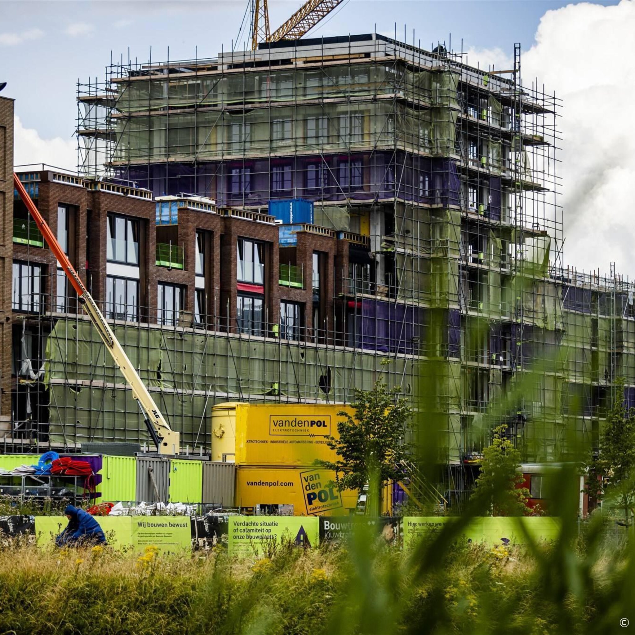 ing voorziet volgend jaar grootste krimp in de bouw sinds 2013