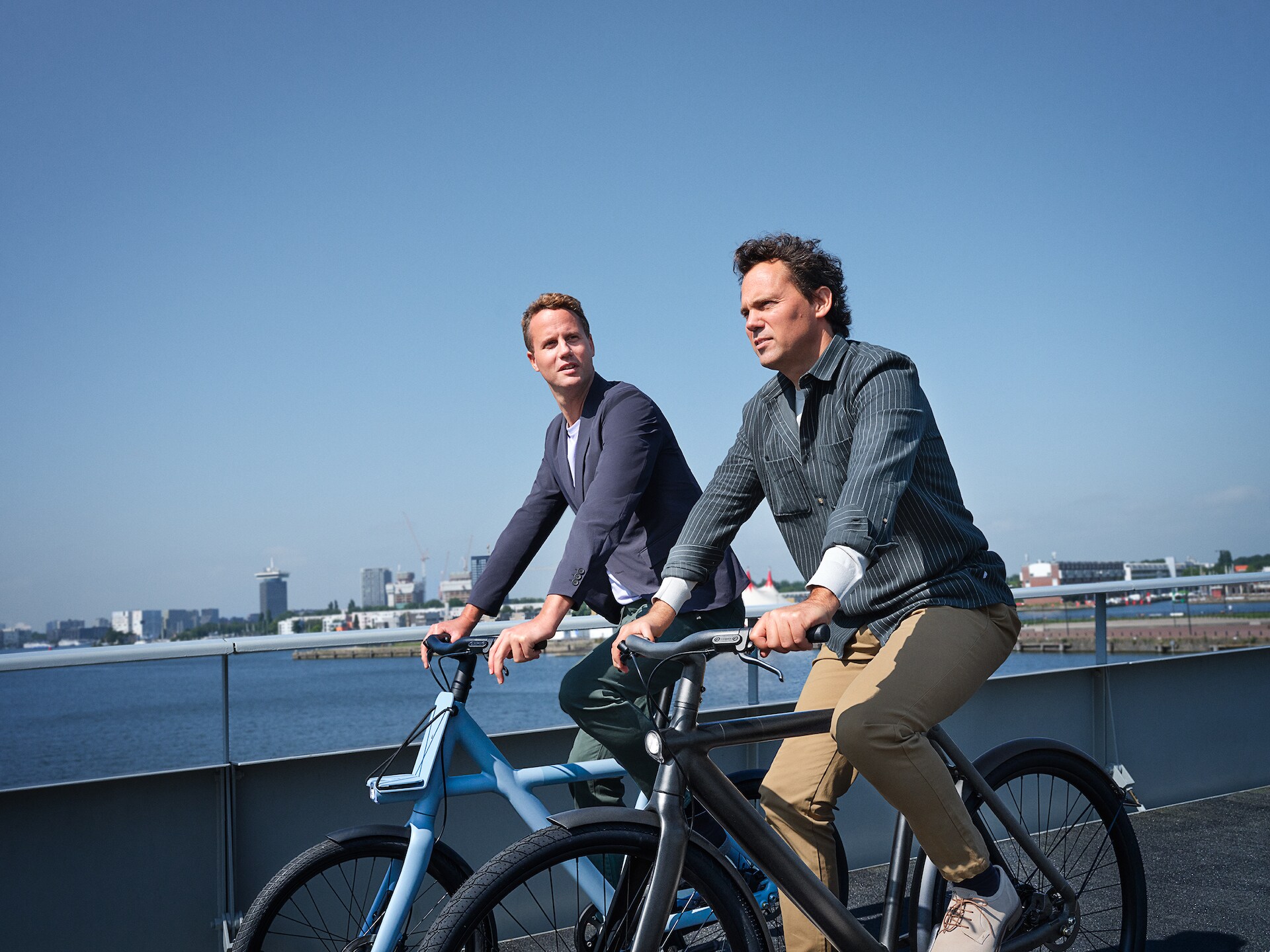 VanMoof oprichters Ties en Taco Carlier. Foto: VanMoof