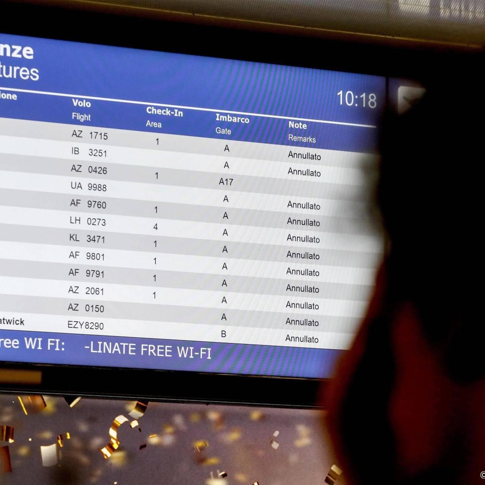 veel vliegtuigen aan de grond in italie en belgie na stakingen