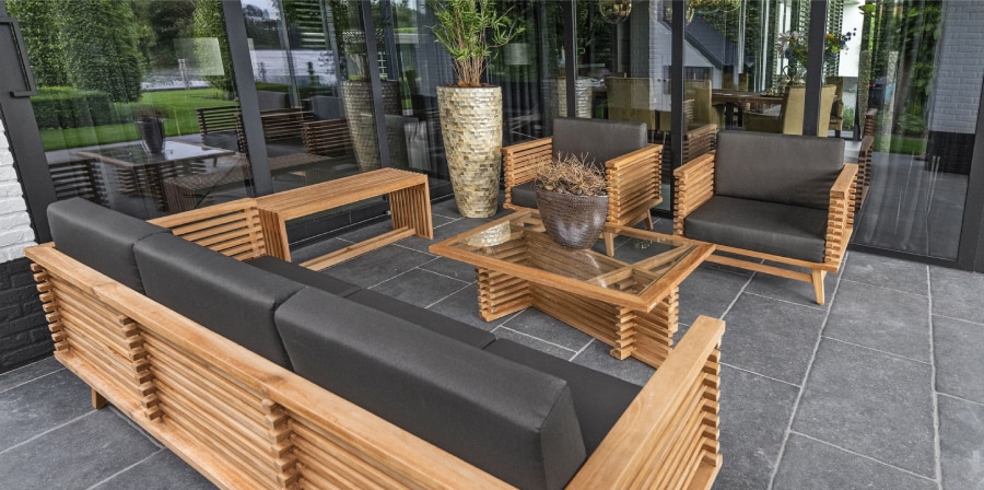 Een van de tuinsets die te koop zijn bij de webshop van Annemijn. Foto: Countrywood.