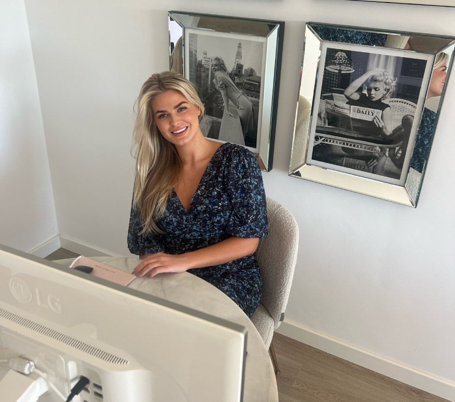 Annemijn aan het werk. Foto: Countrywood.