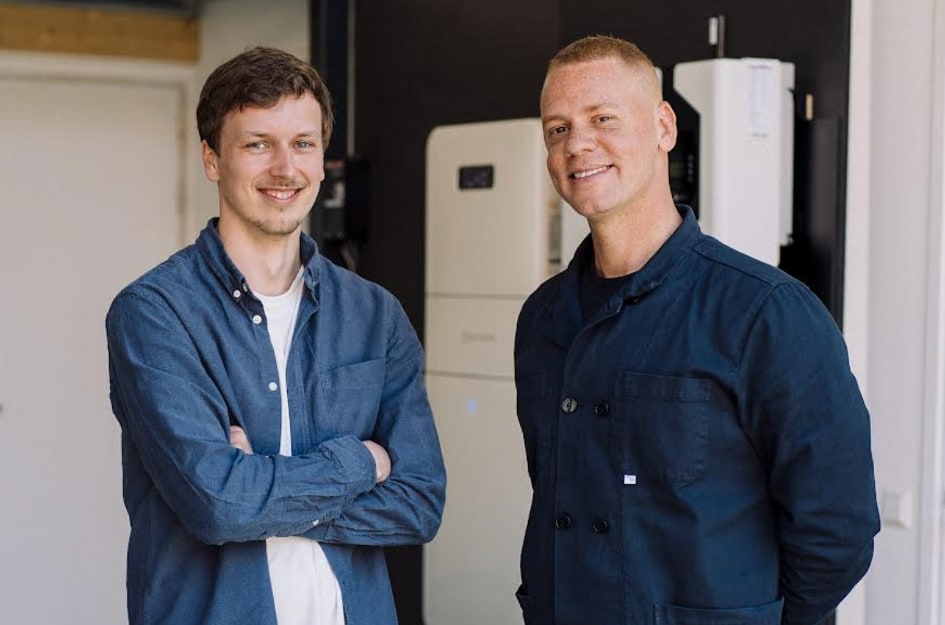 Cto Peter-Jan Karens en ceo Wesley de Kruijff van Hegg Energy. Foto: Hegg Energy