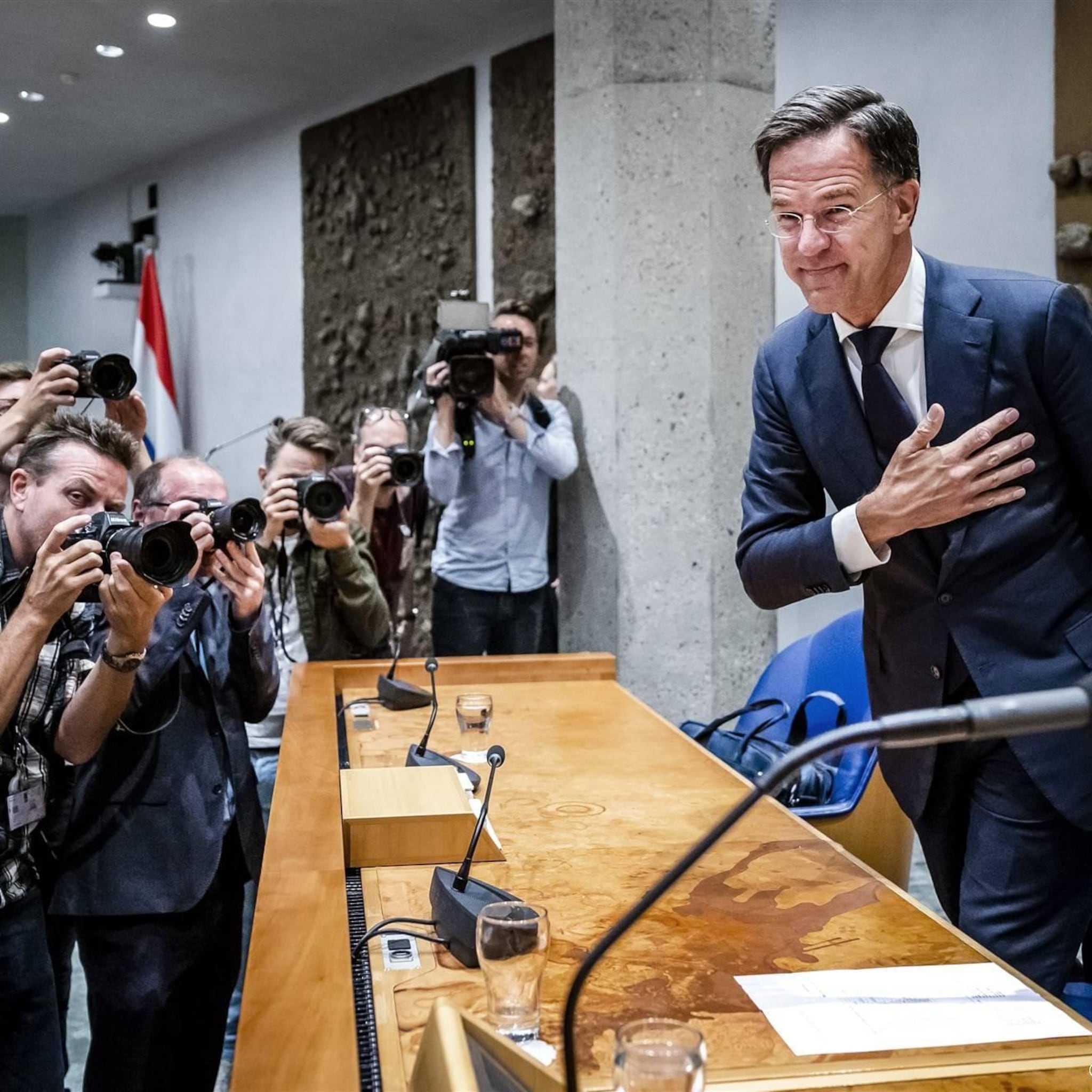 bedrijfsleven is rutte zeer erkentelijk voor jarenlange inzet